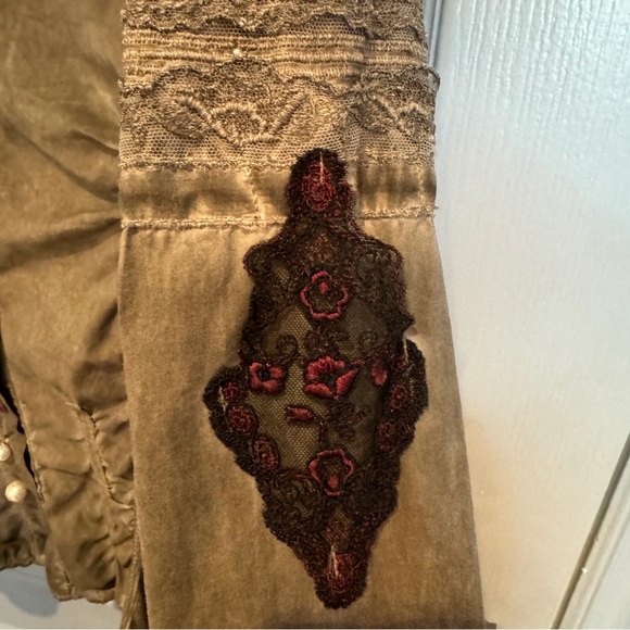 Elisa Cavaletti Club Washed Shirt Jacket Sz L Boho Lagenlook Artsy Unique Italy - Picture 10 of 16